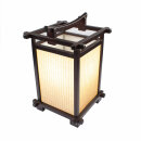 Japanese Lamp - Nara Walnut/Bamboo - Height 31 cm