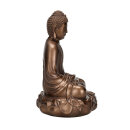 Buddha Meditation 29 cm - bronzefarben