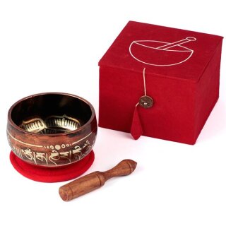 Singing bowl set in gift box - 8 cm diameter