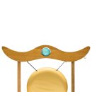 Table gong with Asia wood frame & mallet