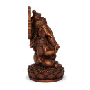 Ganesha sitzend, bronze-finish - 17 cm