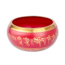 Chakra singing bowls colored 11 cm red - Root chakra