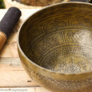 Singing bowl Bombay engraved 12 cm