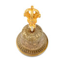Ritual bell with golden handle