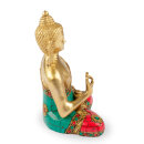 Buddha Mudra der Lehre -  16 cm (brass statue)