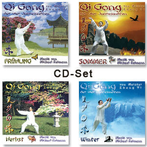 Reimann, Michael: Qi Gong der vier Jahreszeiten 1-4 (GEMA-Frei) (CD-Set)