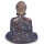 Buddha in Meditationshaltung - 27 cm Höhe - bronzefarben, patiniert
